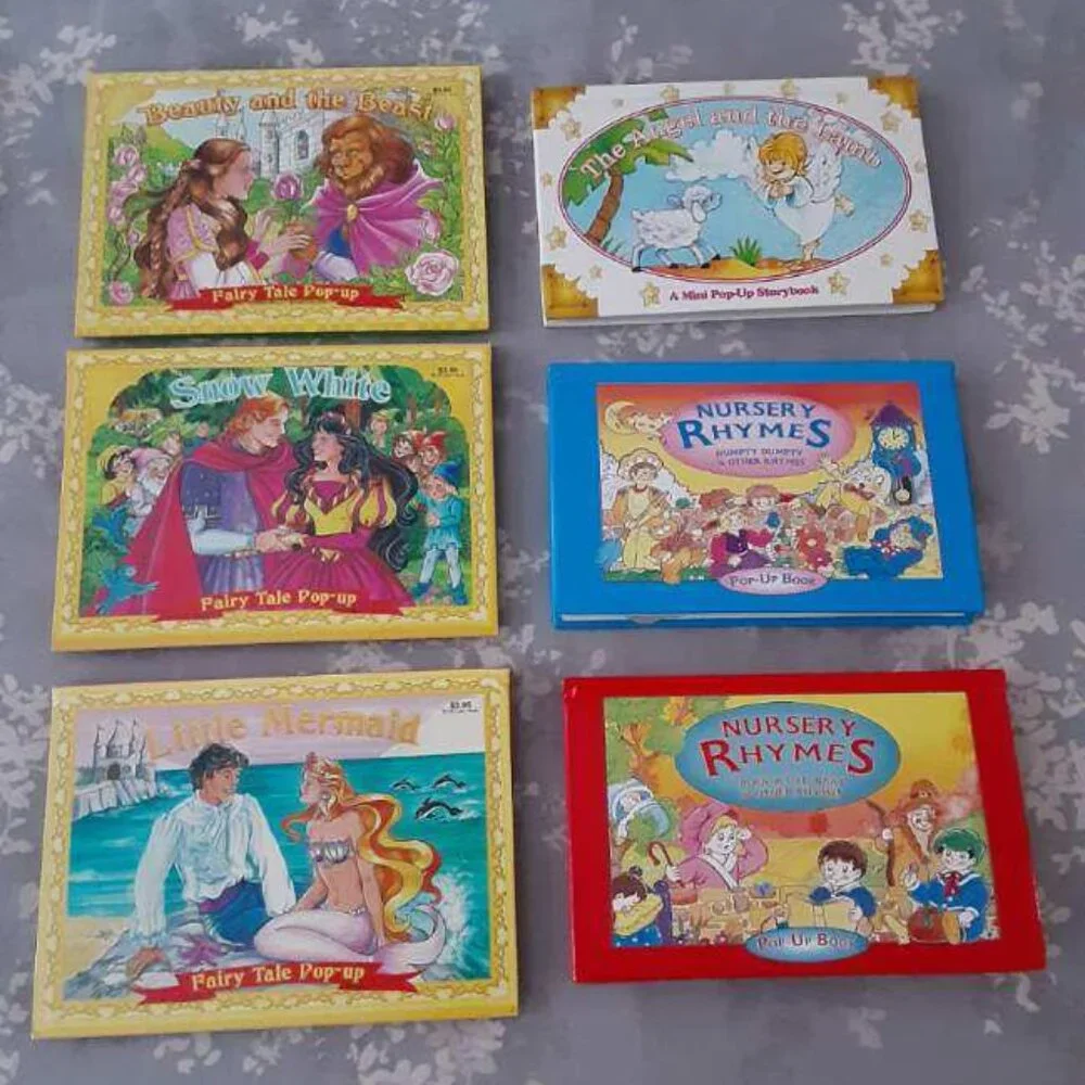 Mini POP UP Books - Fairy-Tale and Nursery Rhymes (6) books